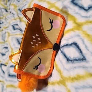 Fox makeup/cosmetic bag